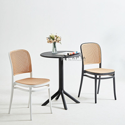Bàn cafe nhựa đúc tròn 60 cm TE1545-06S Nội thất Capta Bàn trà Bàn tiếp khách để ngoài trời (có mái che) outdoor table