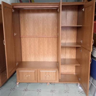 Tủ áo nhôm 4 cánh siêu bền Juno Sofa 1m5 x 1m9 x 50 cm 