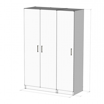 Tủ áo gỗ MDF thiết kế thời trang SMLIFE Buhichuck