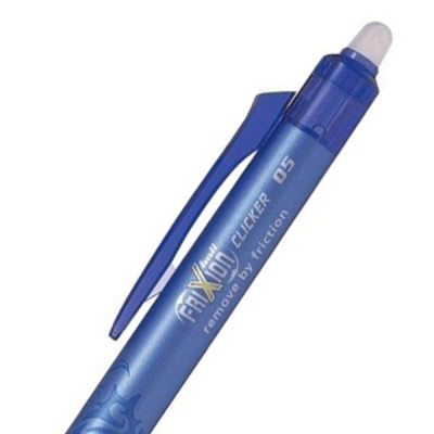 Bút Bi Bấm Xóa Được Pilot Frixion 0.5mm - Màu Xanh