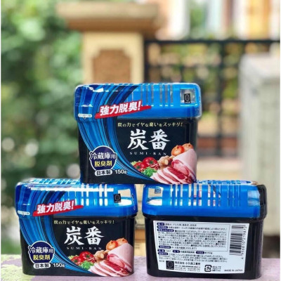 Combo hộp đựng/bảo quản thực phẩm 700ml + sáp khử mùi tủ lạnh than hoạt tính - nội địa Nhật Bản