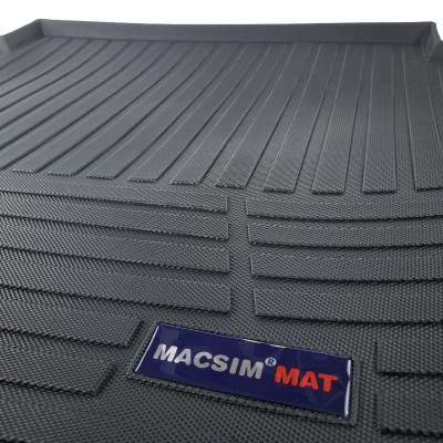 Thảm lót cốp xe ô tô BMW X5 2008-2017 Lux SA nhãn hiệu Macsim chất liệu TPV cao cấp màu đen(013)