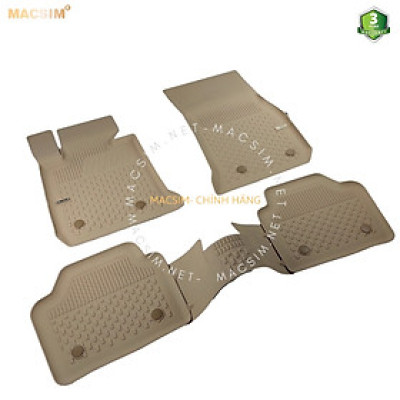 Thảm lót sàn ô tô nhựa TPE Silicon BMW F36 Grand Coupe 4 Series 4 Series / F33 4 SERIES Cabrio/ F32 4 SERIES Coupe 2014-2019/ 2014+ 2013+ Beige Nhãn hiệu Macsim
