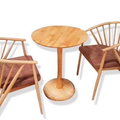 Bàn café Lea chân trụ IBIE nhiều tùy chọn