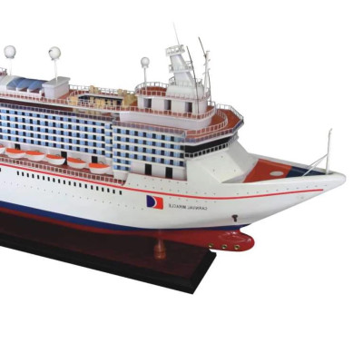 Mô hình Du thuyền CARNIVAL MIRACLE  cao cấp, mô hình thuyền gỗ tự nhiên sang trọng lắp ráp sẵn 1st FURNITURE