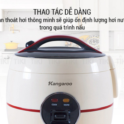 Nồi Cơm Điện Kangaroo KG823 (1.2 Lít) - Hàng chính hãng