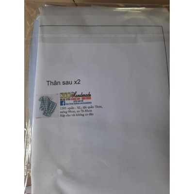 Rập giấy A0 mã 1412 - đầm phối ren cổ vuông (BẢN VẼ)