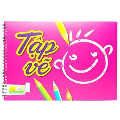 Tập Vẽ Lò Xo A4 - Giấy Vàng