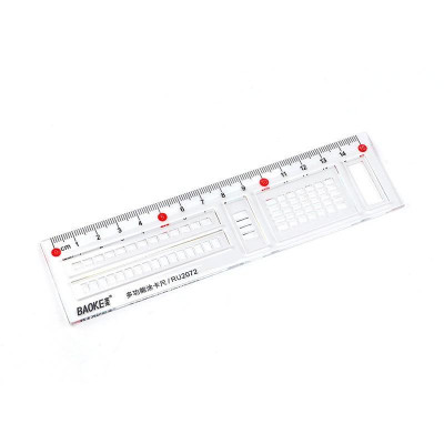3 Cái Thước Kẻ Thi Kiểm tra RU2072/BAOKE 15 CM