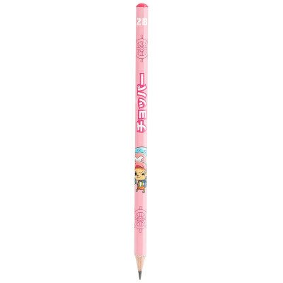Bút Chì 2B One Piece - Deli EC023-2B - Mẫu 3 - Màu Hồng