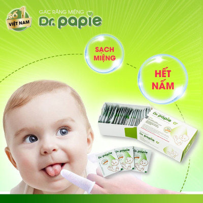 Mua Gạc Rơ Lưỡi Sachi 30 Gói - Tặng 5 ống muối Fysoline, Gạc Dr. Papie Vệ Sinh Răng Miệng Cho Bé