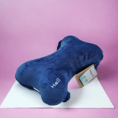 Gối foam khúc xương Heli đa chức năng-30x18x10cm - ( Gối tựa đầu xe hơi, đi xe máy cho bé)