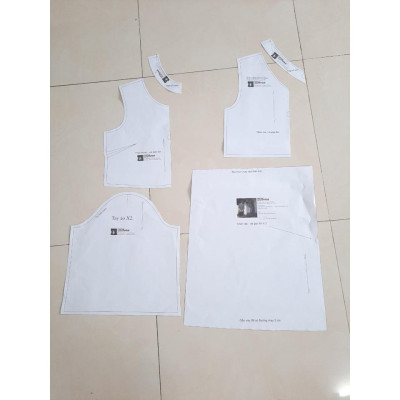 Rập giấy mã 735 (BẢN VẼ) rập đầm maxi