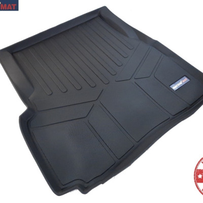 Thảm lót cốp xe ô tô Maserati Quattroporte 2013-2017 nhãn hiệu Macsim chất liệu TPV cao cấp màu đen (D0212)