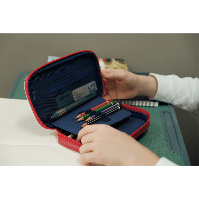 Hộp đựng bút cho bé Zoyzoii chính hãng bằng vải nhiều ngăn mã B20 - Hàng chính hãng