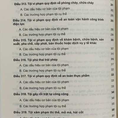 Bình luận Bộ luật Hình sự năm 2015 (Phần thứ hai – Các tội phạm), Chương XXI, Mục 3, 4: Các tội phạm khác xâm pham an toàn, trật tự công cộng