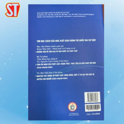 Sách - Giáo Trình Lý Luận Chung Về Nhà Nước Và Pháp Luật - NXB Chính Trị Quốc Gia