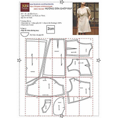 Rập giấy A0 mã 267 - rập đầm (bản vẽ)