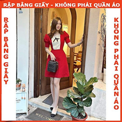 Rập giấy A0 mã 1412 - đầm phối ren cổ vuông (BẢN VẼ)