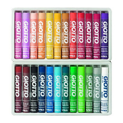 Bút sáp màu nhập khẩu Italy GIOTTO Olio Maxi Hộp 24 màu 293100