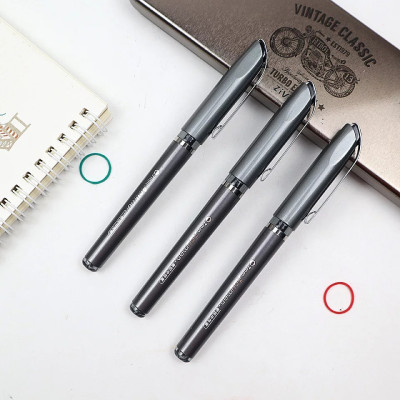 Bút Gel 0,7mm Khô Nhanh ,2 Mực Đen/Xanh ,Có Kẹp Kim Loại, BAOKE/PC1588