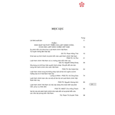 Luật Hành chính Việt Nam: Từ truyền thống đến Nhà nước pháp quyền xã hội chủ nghĩa (bản in 2023)