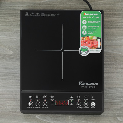 Bếp điện từ đơn Kangaroo KG18IC1, Công suất 2000W, tặng kèm nồi lẩu - Hàng chính hãng