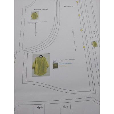 Rập giấy may áo bầu mã BA15 (BẢN VẼ)