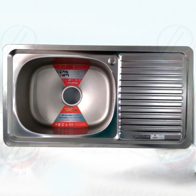 Chậu Rửa Bát Inox Chính Hãng Tân Á Đại Thành Nhiều Kích Thước - Loại 2 hộc, 1 hộc 1 cánh,..Tặng kèm bộ xi phông