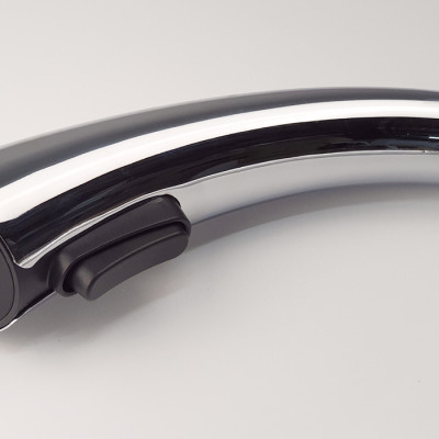 Vòi rửa chén nóng lạnh, dây kéo 2 chế độ Eurolife EL-KM07 (Trắng bạc)