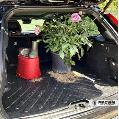 Thảm lót cốp ô tô nhựa TPU Chevrolet Aveo 2012- (Sedan) Nhãn hiệu Macsim