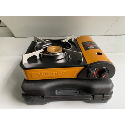 Bếp gas mini Windo 166F màu vàng -Hàng Chính Hãng 