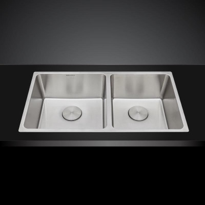 Chậu Rửa Chén Malloca MS 6081 - Lắp Nổi Hoặc Lắp Âm - Ngang 81cm - Hàng Chính Hãng