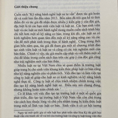 Kỹ Năng Hành Nghề Luật Sư Tư Vấn (ấn bản 2022)