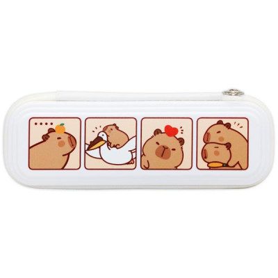 Bóp Viết Nhựa Capybara - Shunde 9116 - Màu Kem