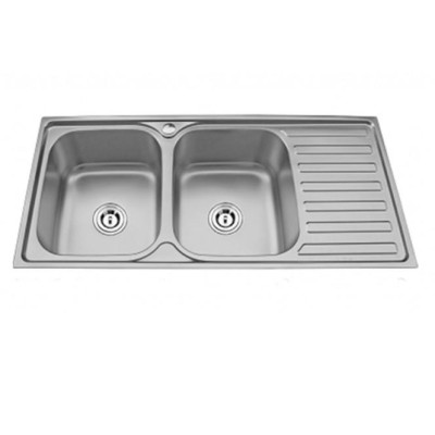 CHẬU RỬA CHÉN INOX 2 HỘC