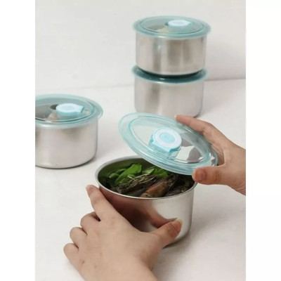 Hộp Đựng Thực Phẩm Bằng Inox, Hộp Inox 304 Có Nắp Nhựa Siêu Tiên Lợi - Hộp Bảo Quản Thực Phẩm - HÀNG CHÍNH HÃNG MINIIN