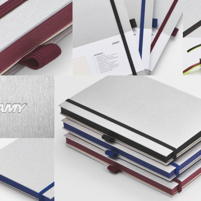 Gift Set Lamy Notebook A5 Softcover Grey + Lamy Al-Star Bronze - GSNAl009