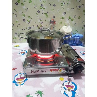 Bếp Ga Mini Hồng Ngoại Inox Namilux PM1817AS Van Inline Cut Ngắt Ga An Toàn Chống Cháy Nổ Công Nghệ Nhật Bản-Hàng Chính Hãng