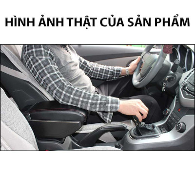Hộp Tỳ Tay Ôtô Dành Cho MITSUBISHI XPANDER 2019 - Tích Hợp 7 Cổng USP, Kết Hợp Hộp Lưu Trữ Mở Xoay Lắp Hộp 