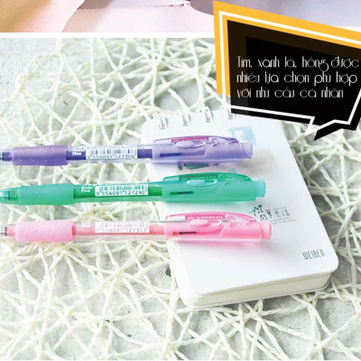 Combo Bút Bi Bấm STABILO Marathon 318F - Bộ 7 bút xanh + Ruột (BP318F-C7R)