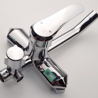 Cây sen nóng lạnh Đồng mạ Chrome Eurolife EL-S922 (Trắng bạc).