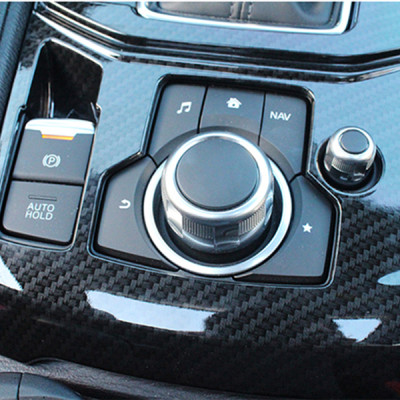 Ốp trang trí bảng số xe mazda cx5 2018( mẫu cacbon)