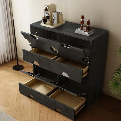 Tủ ăn sang trọng Tủ đựng đồ gia dụng nhỏ phong cách cổ điển Tủ phô mai Tủ đầu giường