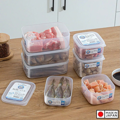 Hộp thực phẩm kháng khuẩn Ag+ 900ml - Hàng nội địa Nhật Bản nhập khẩu chính hãng