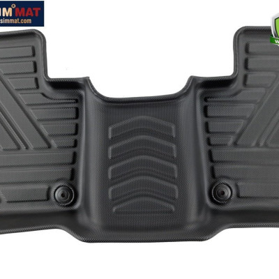 Thảm lót sàn xe ô tô Volvo XC90 2012- đến nay Nhãn hiệu Macsim chất liệu nhựa TPV cao cấp màu đen(FDW-051)