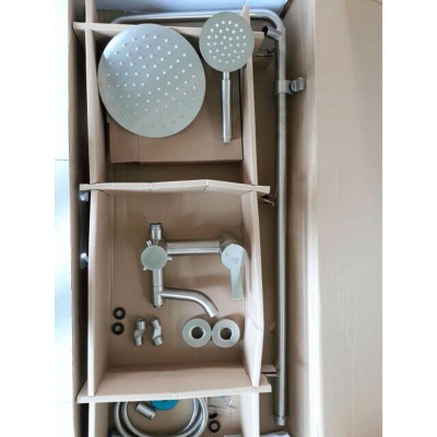 SEN CÂY NÓNG LẠNH, CAO CẤP NHẬP KHẨU CHÍNH HÃNG GROVES INOX SUS 304 mờ kiểu thân tròn GS 6551 (lịch sự, bền bỉ với thời gian)