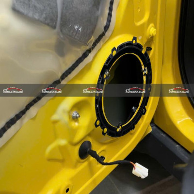 Dưỡng loa cánh ô tô 6.5 inch Vinfast VF3, VF5 nhựa PVC đen bóng hàng cao cấp loại đa năng mẫu 2025