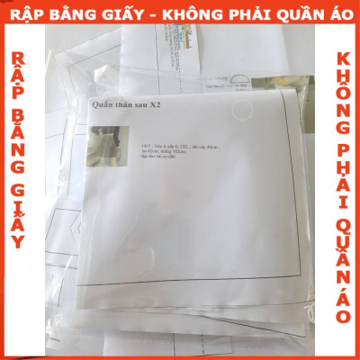 Rập giấy A0 mã 1415- chân váy (BẢN VẼ)