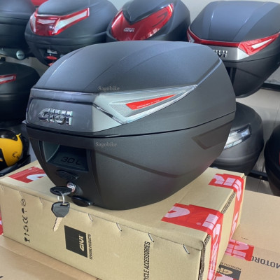 Thùng Givi C30NT thiết kế của Ý, thùng givi 30 lit kèm đế, ốc gắn